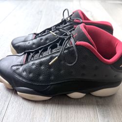Nike 2015 Air Jordan 13 Retro Low Bred Black Red Playoffs Men’s Sneaker Shoes (Size 13)