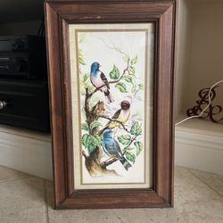 Beautiful Birds Print From Home Interiors 