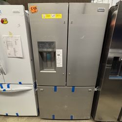 Frigidaire 36 in. Gallery 28 cu. ft. Standard Depth French Door Refrigerator in Smudge-Proof Stainless Steel