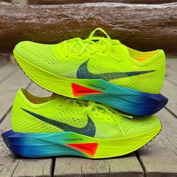 Men’s Size 10 - Nike ZoomX Vaporfly NEXT% 3 Fluorescent green running shoes