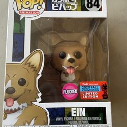FUNKO POP! COWBOY BEBOP FLOCKED EIN #84 NYCC SHARED EXCLUSIVE