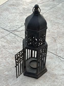 metal candle holder