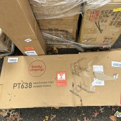 Body Champ Multifunction Power Tower- 250lb Capacity 