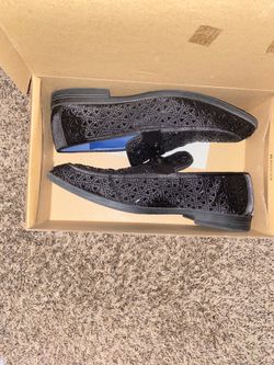Studio Infinite Rodney B Black Rhinestone Slip-On Dress Shoes – Almost New