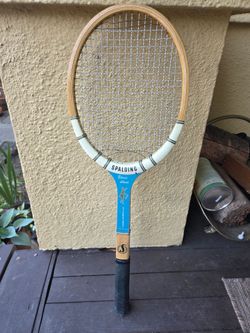 Vintage Spalding Doris Heart wood tennis racket