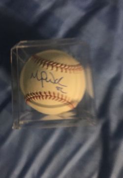 Michael wacka signed MLB ball