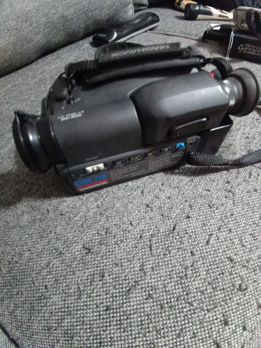 Vintage MagnaVox Camera And Bag