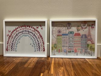 2 Beautiful framed Art Work by Colleen Karis Designs