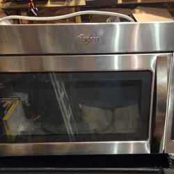 Stainless Steel Whirlpool Microwave