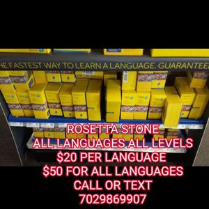 Rosetta Stone All Languages All Levels For Sale In Sacramento Ca Rosetta Stone All Languages All Levels For Sale In Sacramento Ca