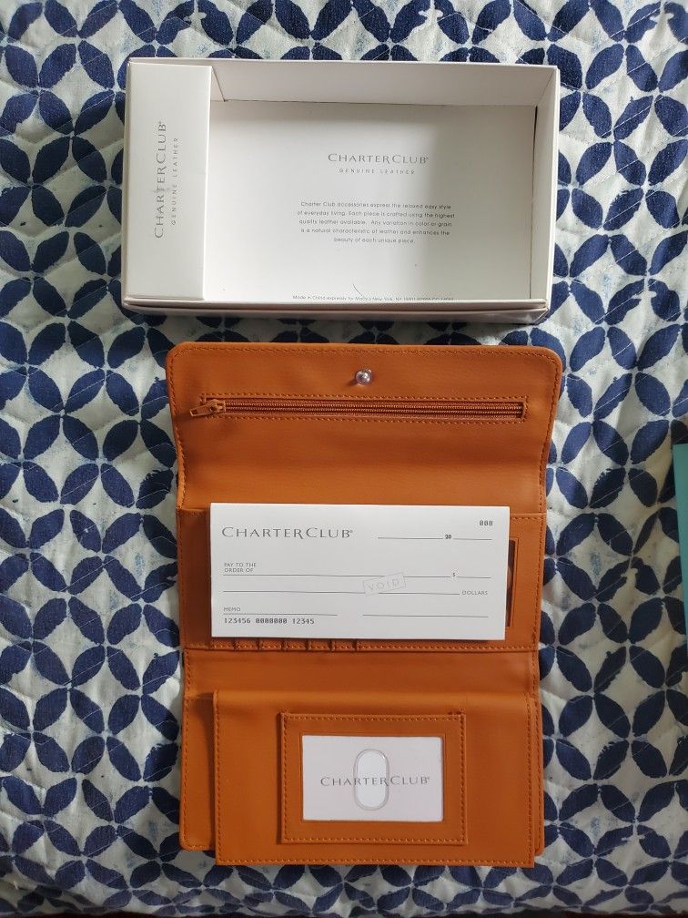 Charter Club Wallet- Brand New