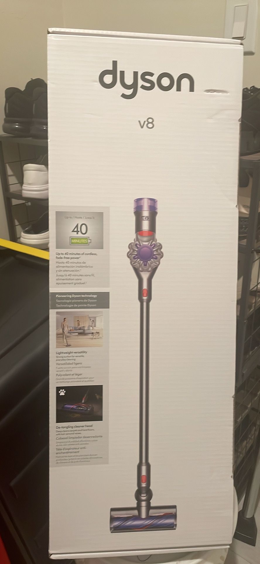 Brand New, Never Opened Dyson V8 Cordless Stick Vacuum Cleaner. Sealed In Original Box,  Paid Over $500, Asking $250 PRICE IS FIRM!!