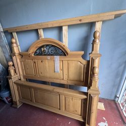 Headboard, footboard and bed frame $150.00