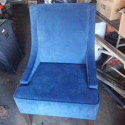 Blue Lounge Chair 