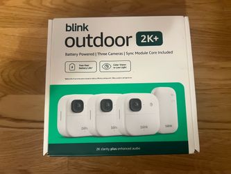 BLINK OUTDOOR 2K+ WIRELESS SECURITY CAMERA 3 CAMERA SYSTEM