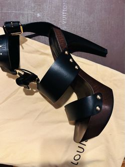LV Designer Platform Sandals