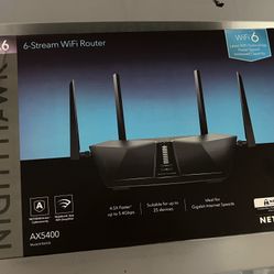 NETGEAR - Nighthawk AX5400 Dual-Band Wi-Fi 6 Router - Black
