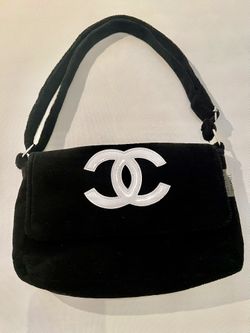 CHANEL Precision VIP Bag l Black I Crossbody/Shoulder Bag with White CC Logo