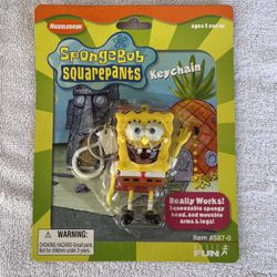 SpongeBob Squeezable Keychain