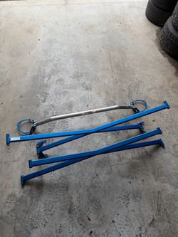 Cusco fits Subaru 15-21 WRX STi (VA) Levorg VM4/G Front Rear Strut Tower Bar set