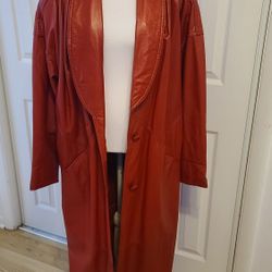 Vintage Preston & York Women's Red Coat