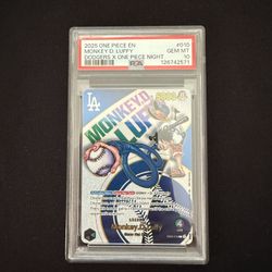 Dodgers Luffy PSA 10