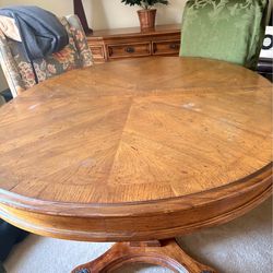 Solid wood dining room set