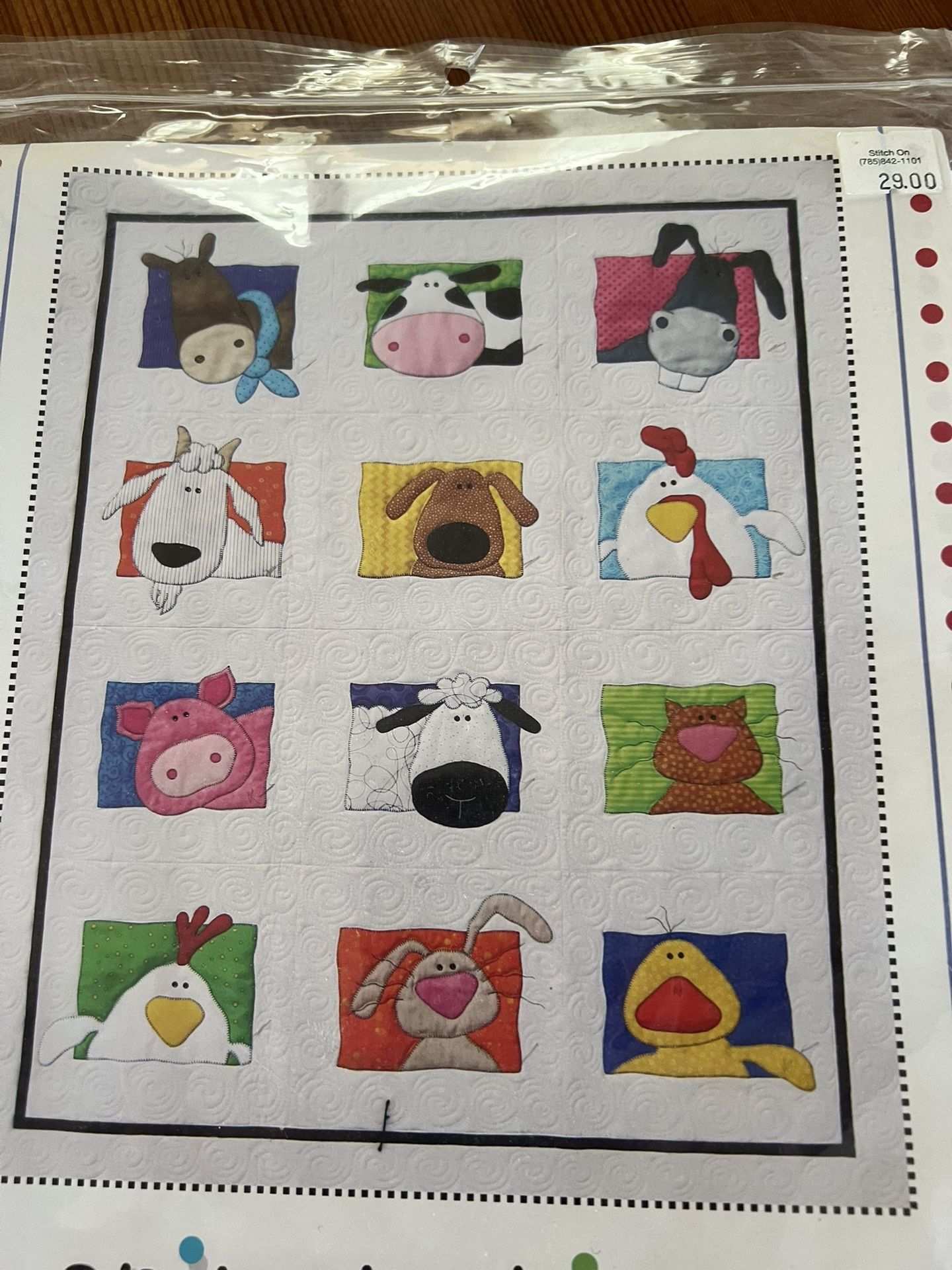 Animal Whimsy Quilt Pattern 