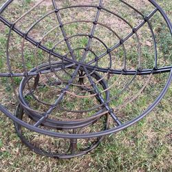A Beautiful, Metal Big, Round Chair, Very Good Quality ( Needs A Cushion) (NO SHIPPING)