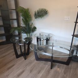 Glass Coffee And End Tables