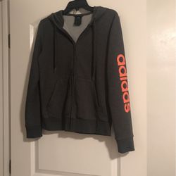 Adidas Hoodie Jacket Like New Medium For $15