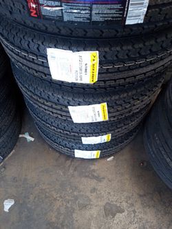 New Set Of Tires 225 75 15 St 10ply 