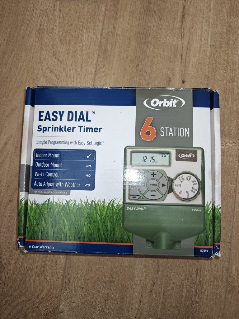 Orbit 6 Station Easy Dial Sprinkler Irritation Timer