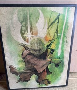 Star Wars Yoda Canvas Wall Art