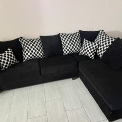 Sectional Sofa Black Corduroy On Sale For: