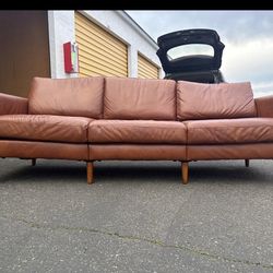 Burrow Nomad Leather Sofa