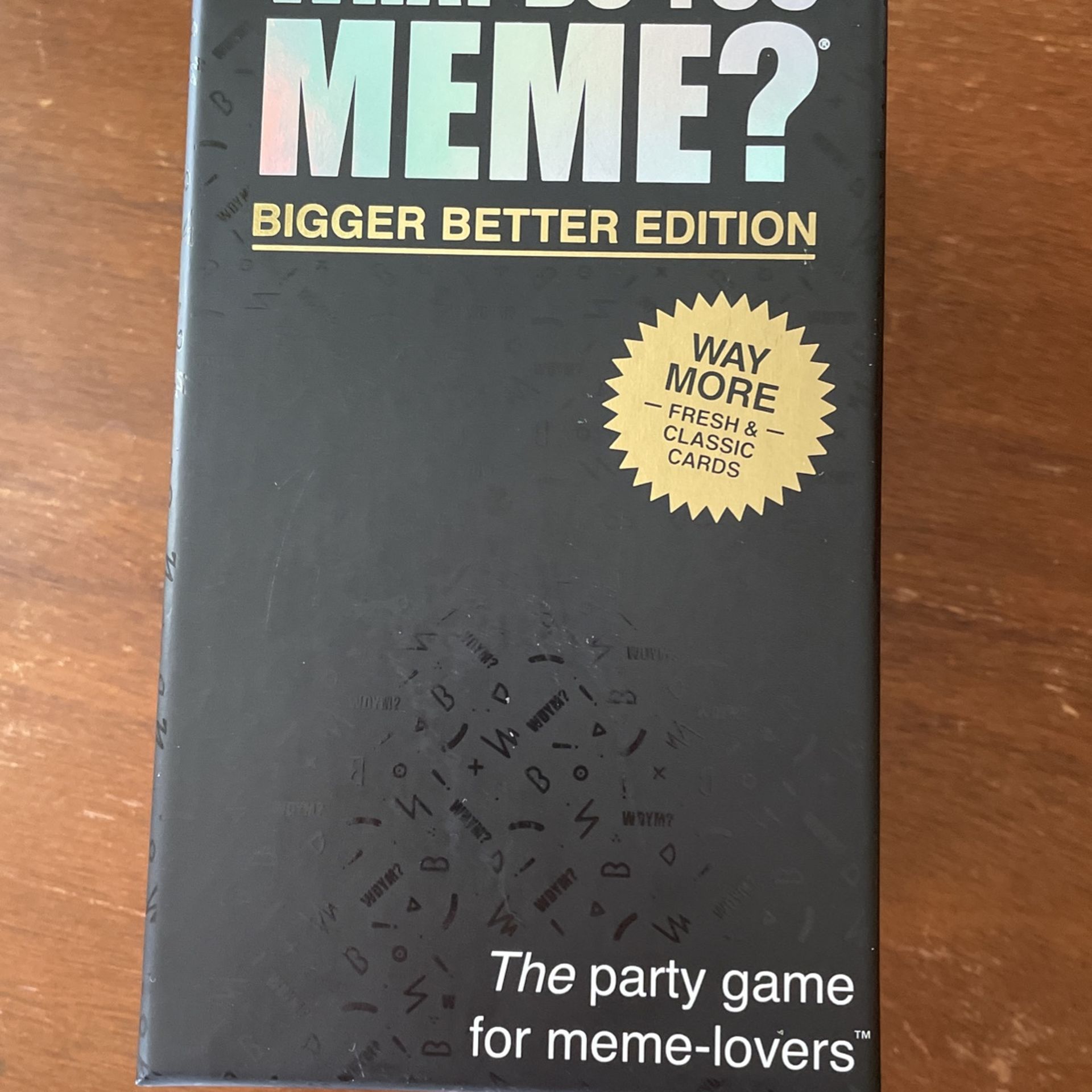 What Do You Meme? Bigger Better Edition Party Game - Shop Games at H-E-B