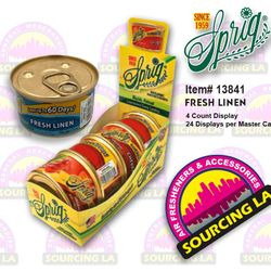 Sprig Canister Air Freshener, Made in the USA Since 1959 - Fresh Linen