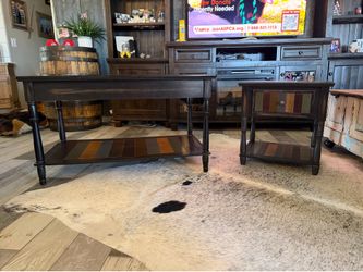 Rustic 2-Piece Table Set