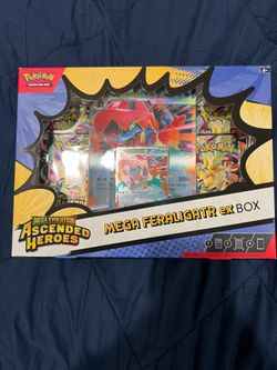 Pokémon Ascended Heroes Mega Feraligatr ex Box - ME: Ascended Heroes (ASC)