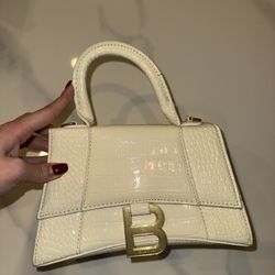 White Leather Purse