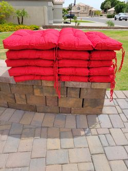 Greendale Home Fashions Solid Salsa Outdoor High Back Dining Chair Cushion