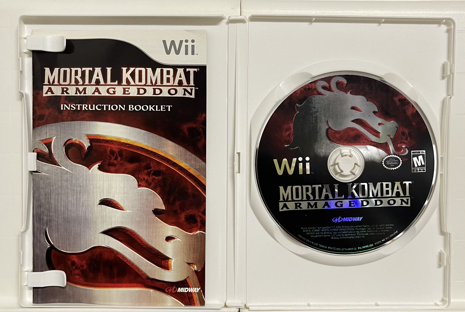 Mortal Kombat, Cover Art Only (NO GAME/MANUAL/CASE!), XBOX 360