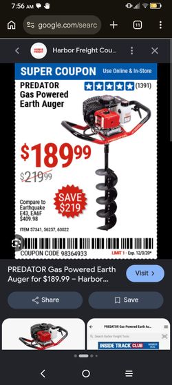 Earth auger