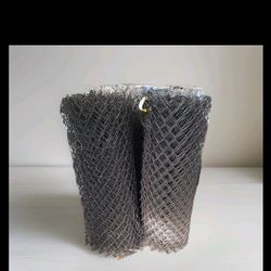 4-ft X 50 Ft.  Black Galvanized Chain Link Fence 