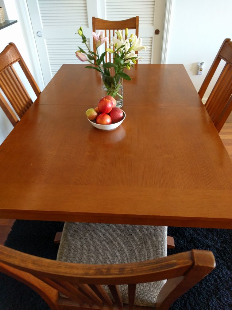 Dining Set (Table, Chairs and china cabinet)
