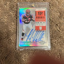 Mark Walton Rookie Ticket Auto 