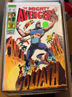 Avengers 63 marvel comic book