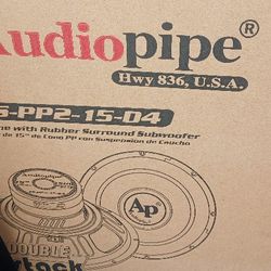 15inch Audiopipe Pp2