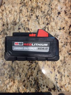 Milwaukee M18 Volt High Output XC 6.0 Ah Battery